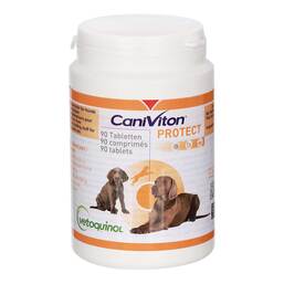 Abbildung: Caniviton Protect Ergänzungsfuttermittel für Hunde / Katzen 90 St, Tabletten PZN 16361332