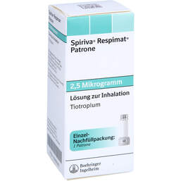 Abbildung: Spiriva Respimat 2,5 µg Lösung z.Inh.Nachfüllpackung 1X4.0 ml, Inhalationslösung PZN 16369090