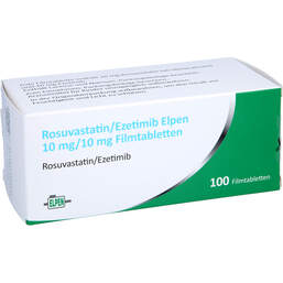 Abbildung: Rosuvastatin / Ezetimib Elpen 10 mg / 10 mg Filmtabletten  100 St, Filmtabletten PZN 16388590