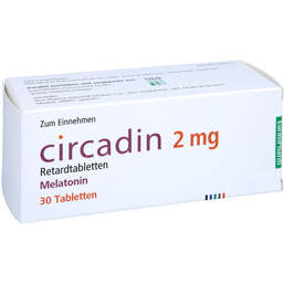 Abbildung: Circadin 2 mg Retardtabletten 30 St, Retard-Tabletten PZN 16391184