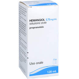 Abbildung: Hemangiol 3,75 mg / ml Lösung zum Einnehmen 120 ml, Lösung zum Einnehmen PZN 16393438