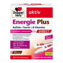 Abbildung: Doppelherz Energie Plus Direct Pellets 20 St, Pellets PZN 16395265