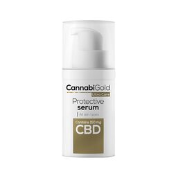 Abbildung: Cbd Schutz Serum alle Hauttypen CannabiGold Creme, 30 ml PZN 16401008