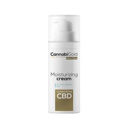Abbildung: Cbd Feuchtigkeitscreme trockene + empfindliche Haut CannabiGold Creme, 50 ml PZN 16401103