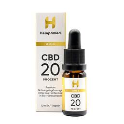 Abbildung: Hempamed Gold Cbd Öl 20% 2000 mg Tropf.zum Einnehmen Tropfen zum Einnehmen, 10 ml PZN 16401149