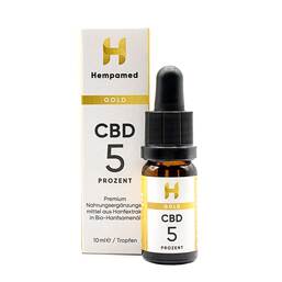 Abbildung: Hempamed Gold Cbd Öl 5% 500 mg Tropfen zum Einnehmen Tropfen zum Einnehmen, 10 ml PZN 16401184