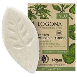 Abbildung: Logona festes Pflege-Shampoo Bio-Hanf & Bio-Brennnessel Shampoo, 60 g PZN 16485726