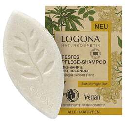 Abbildung: Logona festes Pflege Shampoo Bio-Hanf & Bio-Holunder Shampoo, 60 g PZN 16485749