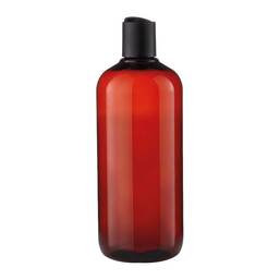 Abbildung: Flasche PET braun schmal mit Disc Top 500 ml 1 St PZN 16486565