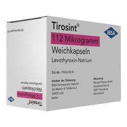 Abbildung: Tirosint 112 Mikrogramm Weichkapseln 100 St, Weichkapseln PZN 16499444