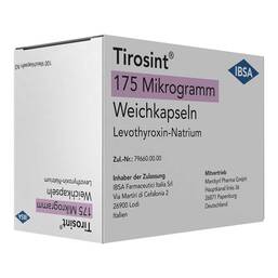 Abbildung: Tirosint 175 Mikrogramm Weichkapseln 100 St, Weichkapseln PZN 16499496