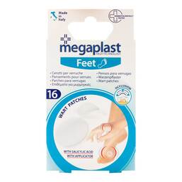 Abbildung: Warzenpflaster 2 Größen 1,2 cm + 1,9 cm megaplast 16 St, Pflaster PZN 16501738