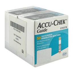 Abbildung: Accu Chek Guide Teststreifen 1X100 St, Teststreifen PZN 16501891