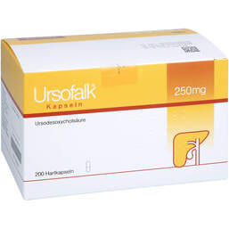 Abbildung: Ursofalk 250 mg Kapseln 200 St, Hartkapseln PZN 16502353