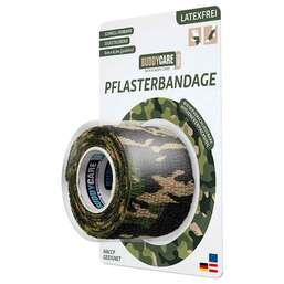 Abbildung: Pflasterbandage latexfrei Buddycare Med grün camo. 1 St PZN 16502583