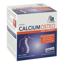 Abbildung: Calcium Osteo 600 Direkt Pulver Pulver, 60 St PZN 16508597