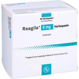 Abbildung: Reagila 6 mg Hartkapseln 98 St, Hartkapseln PZN 16509289