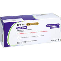Abbildung: Toujeo 300 E / ml Doublestar Injektionslösung in einem Fertigpen 9X3 ml, Injektionslösung PZN 16512713