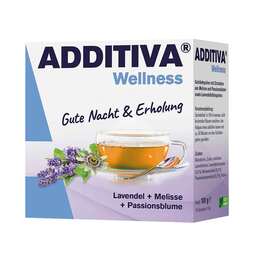 Abbildung: Additiva Wellness Gute Nacht & Erholung Pulver Pulver, 10X10 g PZN 16512908