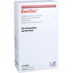 Abbildung: Enstilar 50 µg / g + 0,5 mg / g Schaum z.Anw.auf d.Haut 2X60 g, Schaum PZN 16528134