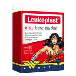 Abbildung: Leukoplast kids Pflaster hero Wonder Woman 6 cmx1m 1 St, Pflaster PZN 16537535