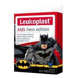 Abbildung: Leukoplast kids Strips hero Batman Mix 12 St, Pflaster PZN 16537564