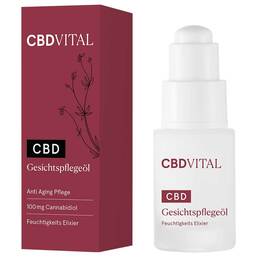 Abbildung: CBD Vital Gesichtspflegeöl Premium Öl, 20 ml PZN 16568671