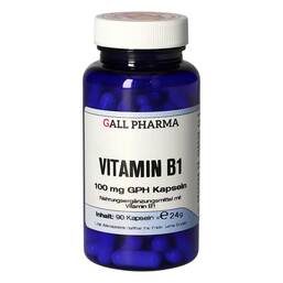 Abbildung: Vitamin B1 100 mg GPH Kapseln Kapseln, 90 St PZN 16570656