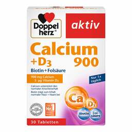 Abbildung: Doppelherz Calcium 900 + D3 Tabletten 30 St, Tabletten PZN 16576498