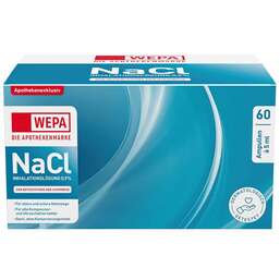 Abbildung: Wepa Inhalationslösung Nacl 0,9% Inhalationslösung, 60X5 ml PZN 16582748