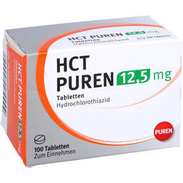 Abbildung: HCT Puren 12,5 mg Tabletten 100 St, Tabletten PZN 16583908
