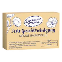 Abbildung: DE Feste Gesichtsreinigung seidige Baumwolle 65 g, Seife PZN 16585095