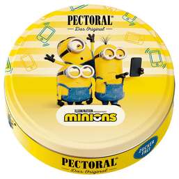 Abbildung: Pectoral für Kinder Minions Dose Selfie Bonbons, 60 g PZN 16586195