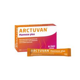Abbildung: Arctuvan Mannose plus Sticks Pulver, 14X5 g PZN 16599878