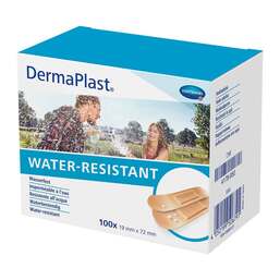 Abbildung: Dermaplast Water-Resistant Pflasterstrips 19x72 mm 100 St, Pflaster PZN 16600127