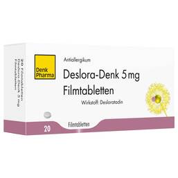 Abbildung: Deslora-Denk 5 mg Filmtabletten Filmtabletten, 20 St PZN 16606176