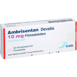 Abbildung: Ambrisentan Devatis 10 mg Filmtabletten 30 St, Filmtabletten PZN 16607017