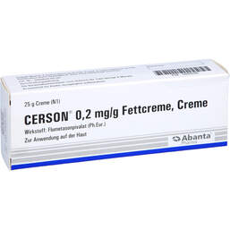 Abbildung: Cerson 0,2 mg / g Fettcreme 25 g, Creme PZN 16609200