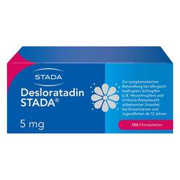 Abbildung: Desloratadin STADA 5 mg Filmtabletten Filmtabletten, 100 St PZN 16610048
