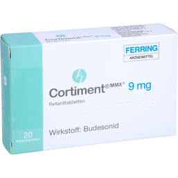 Abbildung: Cortiment Mmx 9 mg Retardtabletten 20 St, Retard-Tabletten PZN 16610166