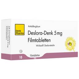 Abbildung: Deslora-Denk 5 mg Filmtabletten Filmtabletten, 10 St PZN 16617139