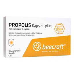 Abbildung: Beecraft Propolis Kapseln Plus Kapseln, 30 St PZN 16617180