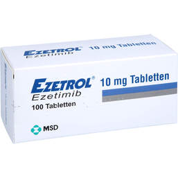 Abbildung: Ezetrol 10 mg Tabletten 100 St, Tabletten PZN 16622927