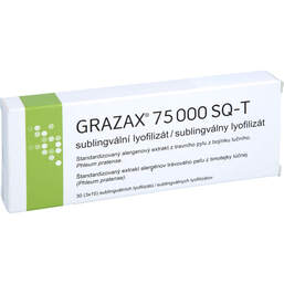 Abbildung: Grazax 75.000 SQ-T Lyo-Tabletten Lyophili.zum Einnehmen 30 St, Sublingualtabletten PZN 16624286