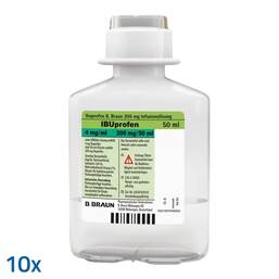 Abbildung: Ibuprofen B.Braun 200 mg Infusionslösung 10X50 ml, Infusionslösung PZN 16626322