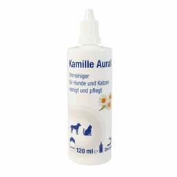 Abbildung: Kamille Aural Ohrreiniger für Hunde / Katzen Flüssigkeit, 120 ml PZN 16627818