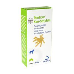 Abbildung: Denticur Kau-Striplets Zahnpflegem.für kleine Hunde Streifen, 173 g PZN 16628025