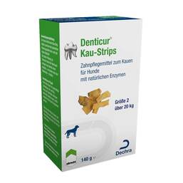 Abbildung: Denticur Kau-Strips Größe 2 für Hunde 20 - 30 kg Streifen, 140 g PZN 16628048