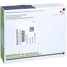 Abbildung: Encepur Erwachsene Fertigspritzen 20 St, Fertigspritzen PZN 16632630
