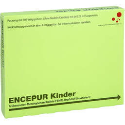 Abbildung: Encepur Kinder Fertigspritzen 10 St, Fertigspritzen PZN 16632676